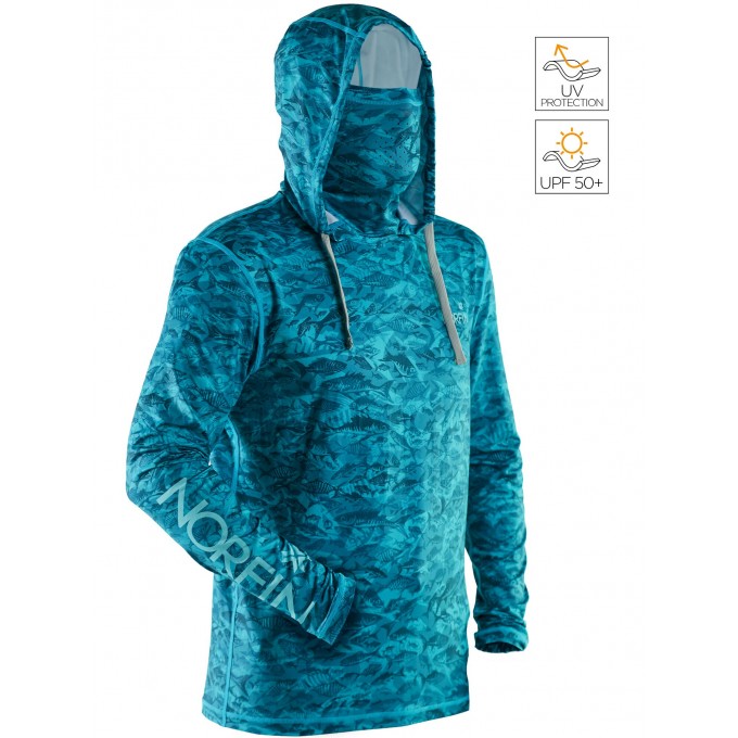 Джемпер NORFIN SUN PRO MARLIN HOODIE GREEN р.S 132201-S